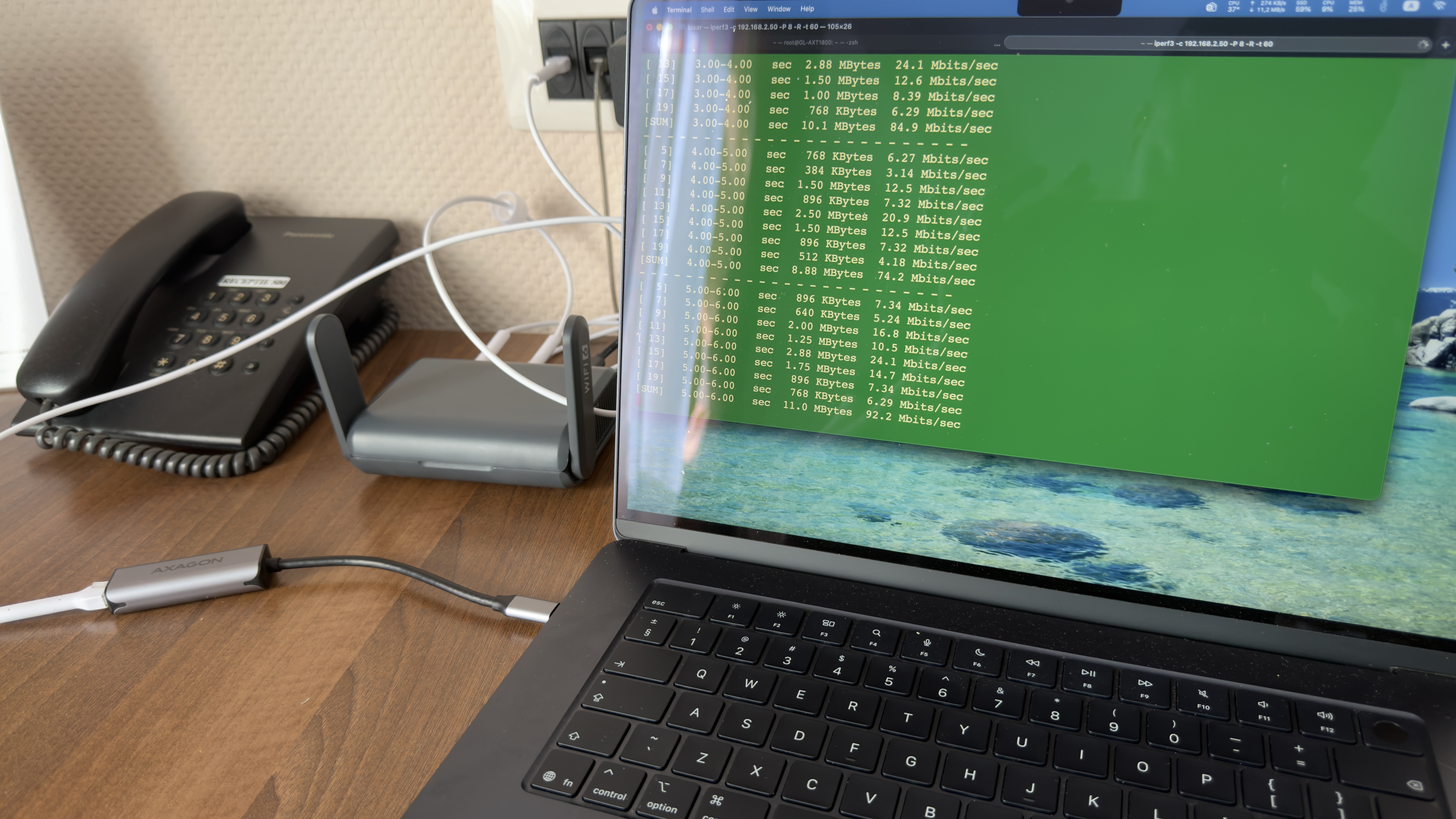 Latență prin tunelul WireGuard